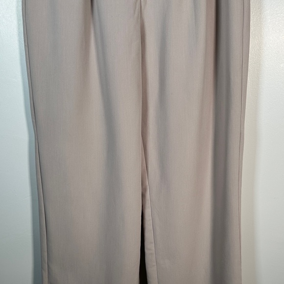 Abercrombie & Fitch High Rise Wide Leg Trousers Size 12 Beige CBK Style - Picture 8 of 15